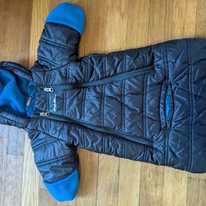Eddie Bauer Black and Blue Kids Jacket
